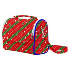 Christmas Paper Star Texture Satchel Shoulder Bag by Ndabl3x