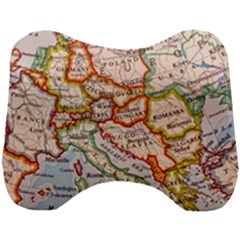 Map Europe Globe Countries States Head Support Cushion by Ndabl3x