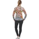 Map Europe Globe Countries States Women s Pique Long Sleeve Tee View2