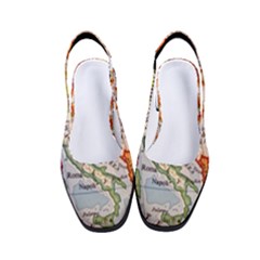 Map Europe Globe Countries States Women s Classic Slingback Heels by Ndabl3x