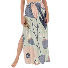 Flower Floral Pastel Maxi Chiffon Tie-up Sarong by Vaneshop