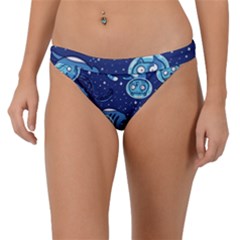 Cat Spacesuit Space Suit Astronaut Pattern Band Bikini Bottoms by Wav3s