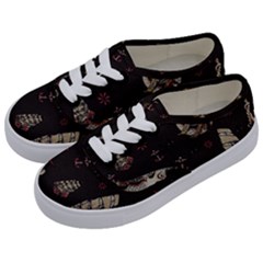 Vintage Tattoos Nautical Kids  Classic Low Top Sneakers by Vaneshop