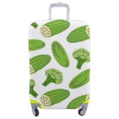 Vegetable Pattern With Composition Broccoli Luggage Cover (medium) by Grandong