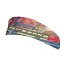 The City Style Bus Fantasy Architecture Art Stretchable Headband View1