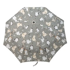 Cute Cat Pattern Cartoon Folding Umbrellas by Cowasu