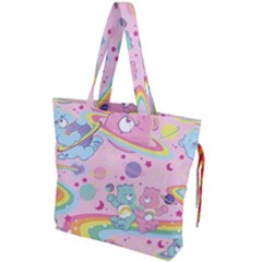 Bears Kawaii Pattern Drawstring Tote Bag by Cowasu
