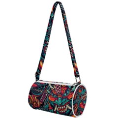 Japanese Graffiti Mini Cylinder Bag by Cowasu