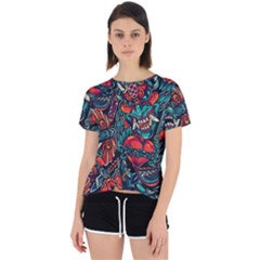 Japanese Graffiti Open Back Sport Tee by Cowasu