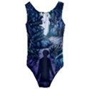 Horror Psychedelic Art Kids  Cut-Out Back One Piece Swimsuit View1