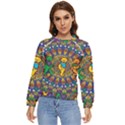 Grateful Dead Pattern Women s Long Sleeve Raglan Tee View1