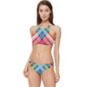 Graphics Colorful Colors Wallpaper Graphic Design Banded Triangle Bikini Set View1
