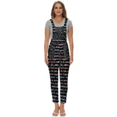 Close Up Code Coding Computer Women s Pinafore Overalls Jumpsuit by Amaryn4rt
