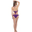 Spheres Combs Structure-regulation Cross Front Halter Bikini Set View2