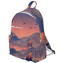 Cool Landscape Night Minimal Art Minimalist The Plain Backpack by Ravend