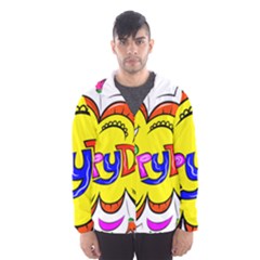 Happy Happiness Child Smile Joy Men s Hooded Windbreaker by Celenk