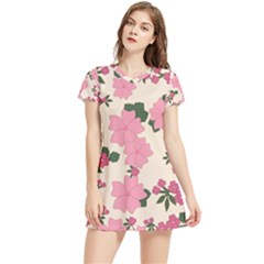Floral Vintage Flowers Women s Sports Skirt by Dutashop