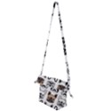 Dog-french-bulldog-seamless-pattern-face-head Folding Shoulder Bag View2