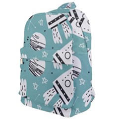 Cute-seamless-pattern-with-rocket-planets-stars Classic Backpack by uniart180623