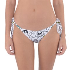 Set-cute-colorful-doodle-hand-drawing Reversible Bikini Bottoms by uniart180623