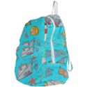 Colored-sketched-sea-elements-pattern-background-sea-life-animals-illustration Foldable Lightweight Backpack View4
