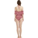 Pink-art-with-abstract-seamless-flaming-pattern Halter Flowy Bikini Set  View2