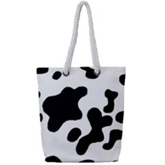 Cow Pattern Full Print Rope Handle Tote (small) by uniart180623