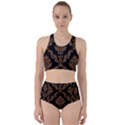 Vintage-pattern Racer Back Bikini Set View1