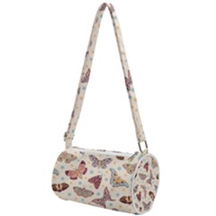 Pattern-with-butterflies-moths Mini Cylinder Bag by uniart180623