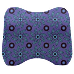 Floral-seamless-pattern Velour Head Support Cushion by uniart180623