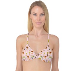Cute-tiger-car-safari-seamless-pattern Reversible Tri Bikini Top by uniart180623