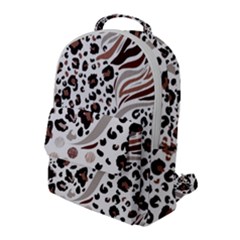 Mix-animal-skin-prints-seamless-pattern-vector Flap Pocket Backpack (large) by uniart180623