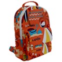 Seamless-pattern-vector-beach-holiday-theme-set Flap Pocket Backpack (Large) View2