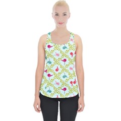 Birds-pattern-background Piece Up Tank Top by uniart180623