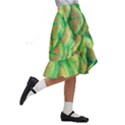 Beautiful-peacock Kids  Ruffle Flared Wrap Midi Skirt View3