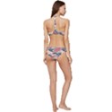 Waves Ocean Sea Water Pattern Rough Seas Banded Triangle Bikini Set View4