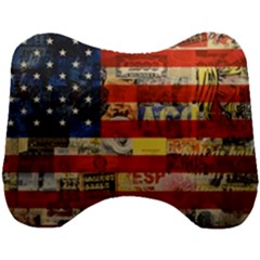 Usa Flag United States Head Support Cushion by uniart180623