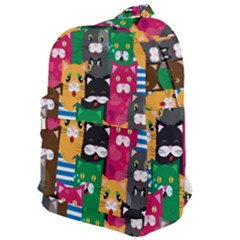 Cat Funny Colorful Pattern Classic Backpack by uniart180623