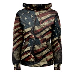 Flag Usa American Flag Women s Pullover Hoodie by uniart180623