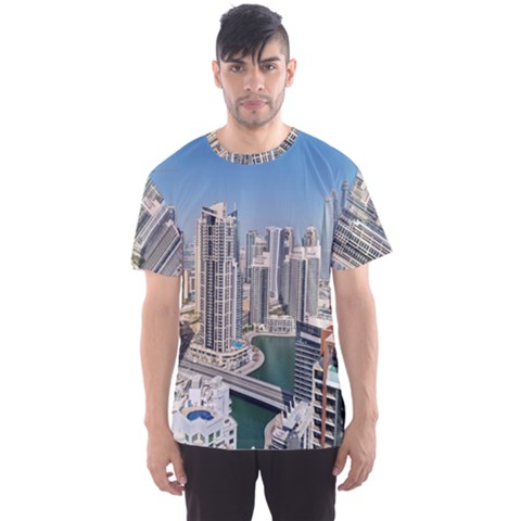 Building Sea Architecture Marina Men s Sport Mesh Tee by Ravend