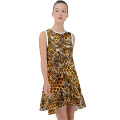 Honey Bee Bees Insect Frill Swing Dress by Ravend