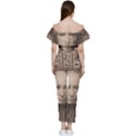 Cyborg Robot Future Drawing Poster Bardot Ruffle jumpsuit View4
