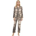 Cyborg Robot Future Drawing Poster Womens  Long Sleeve Velvet Pocket Pajamas Set View1