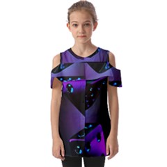 3d Ludo Game,gambling Fold Over Open Sleeve Top by Bangk1t