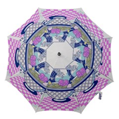 Ramen Kanji Vaporwave Artwork Minimalism Hook Handle Umbrellas (small) by Bangk1t