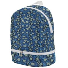 Lotus Bloom In The Calm Sea Of Beautiful Waterlilies Zip Bottom Backpack by pepitasart