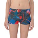 Minimalist Abstract Shaping Abstract Digital Art Minimalism Reversible Boyleg Bikini Bottoms View3