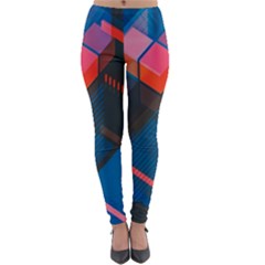 Minimalist Abstract Shaping Abstract Digital Art Minimalism Lightweight Velour Leggings by uniart180623
