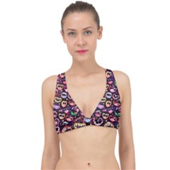 Funny Monster Mouths Classic Banded Bikini Top by uniart180623