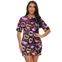 Funny Monster Mouths Just Threw It On Dress View1